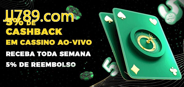 Promoções do cassino ao Vivo JJ789.com